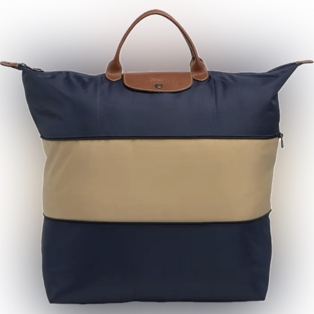 *New* Longchamp Le Pliage Large Expendable Travel Bag Made In France